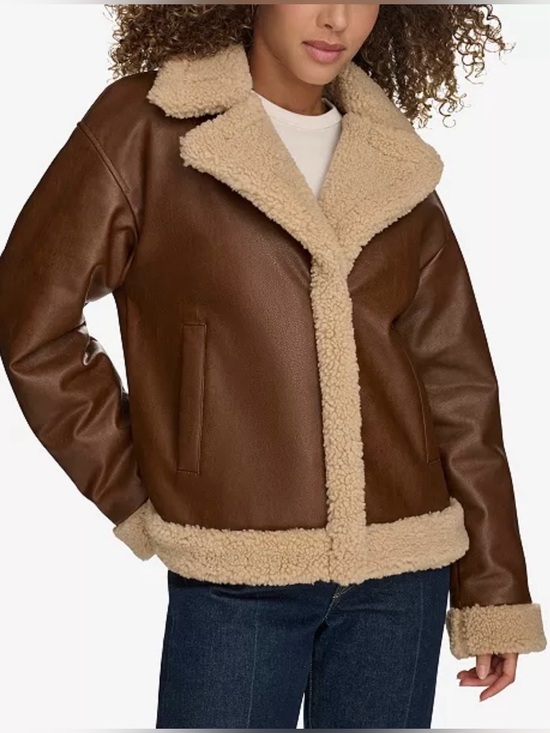 Levis Strauss Jackets & Blazers - Levi’s Women’s Faux Fur & Faux Leather Moto Jacket Size XXL